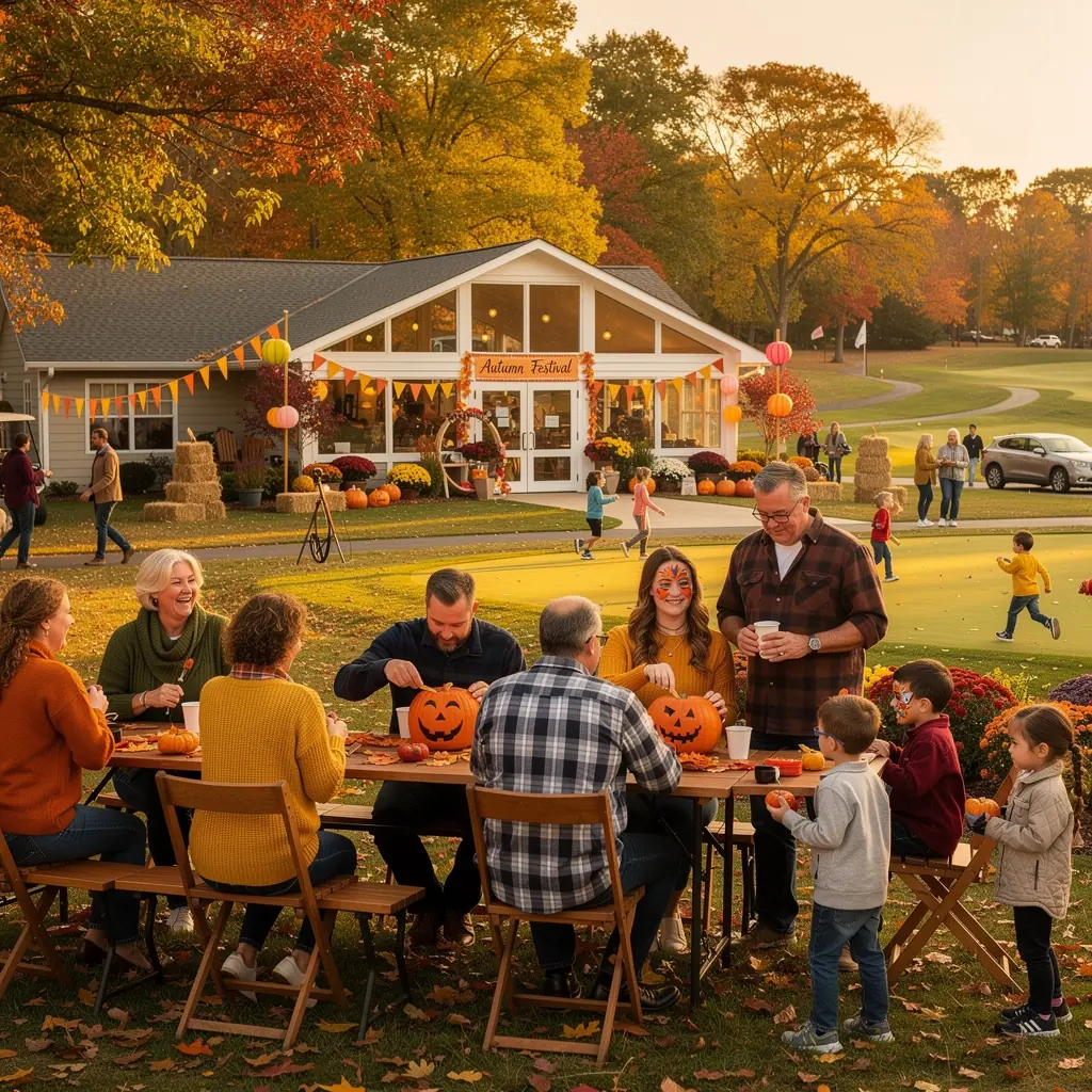 Балкон с видом на зеленые луга и клубный доступ для жителей.