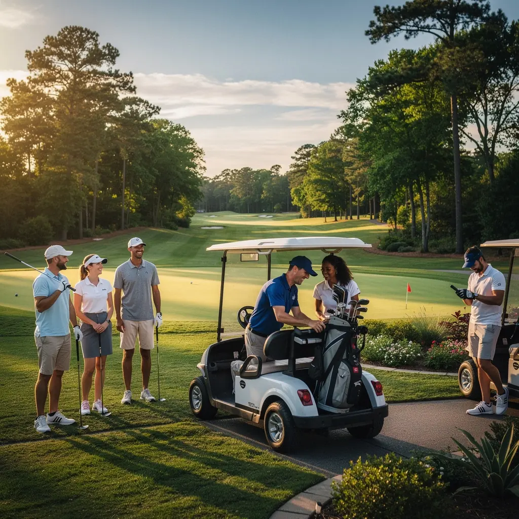 Жители занимаются спортом на свежем воздухе в активном районе.